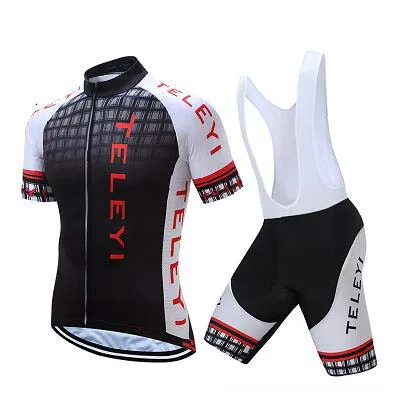 Jersey and Pants Pro горная Мужская одежда для велосепидистов комбинезон Велоспорт Джерси комплект одежды короткий рукав велосипедный комплект одежды MTB платье триатлонный костюм - Цвет: Jersey and Pants