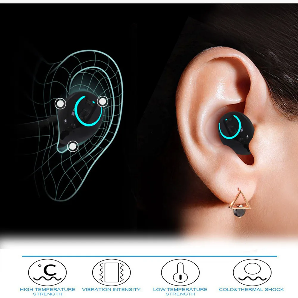 Mosunx TWS Bluetooth беспроводные бинауральные наушники-вкладыши Hi-Fi HD стерео наушники спортивные наушники CVS профессиональное шумоподавление