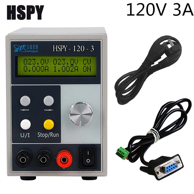 120V 1A 2A 3A HSPY программируемый лабораторный источник питания регулятор напряжения 220 v Регулируемый импульсный источник питания