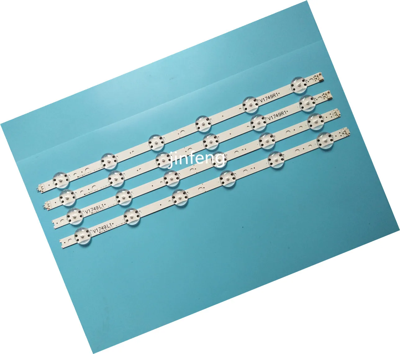 Kit de bandes LED pour LG TV, 4 pièces par Kit, pour TV 49, 49UJ655V, 49LV340C, UB, 6916L, 2862B, 6916L, 2863B, 49 pouces, V17, ART3, 100%, Rev0.2, 2862 ► Photo 2/5