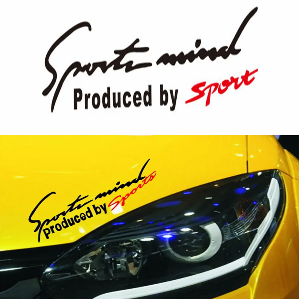 New Sport Style Car Stickers Emblem Badge Decal Automobile Bonnet Auto style Part for Audi BMW Mercedes Benz Decoration | Автомобили и