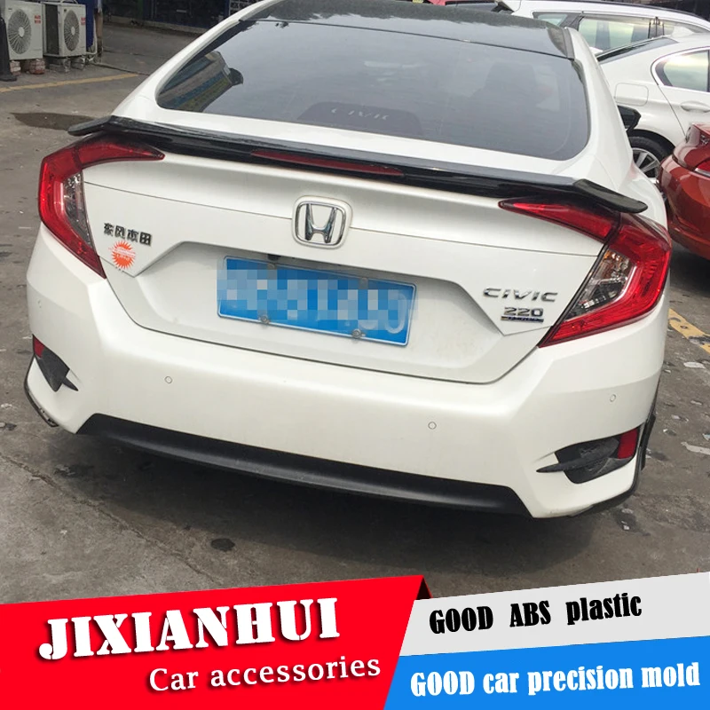 Для Civic спойлер 2016 2018 Honda GATGDD Спойлер ABS пластик Материал заднее крыло автомобиля