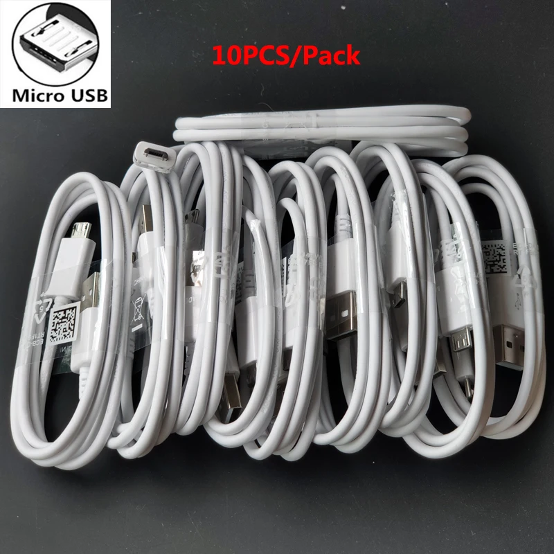 10 шт./лот Micro USB для быстрой зарядки с usb-портом, Зарядное устройство шнур провод для samsung S3 S3Mini S4 S4Mini S5 S6 S7 край J1 J1 мини J2 J3 J5 J7 телефонный кабель