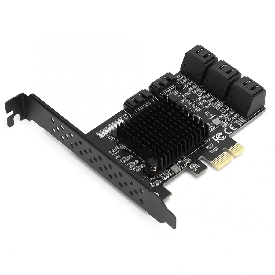 PCI-E на SATA3.0 контроллер Плата расширения 8-Порты и разъёмы SATA3.0 Интерфейс карты расширения