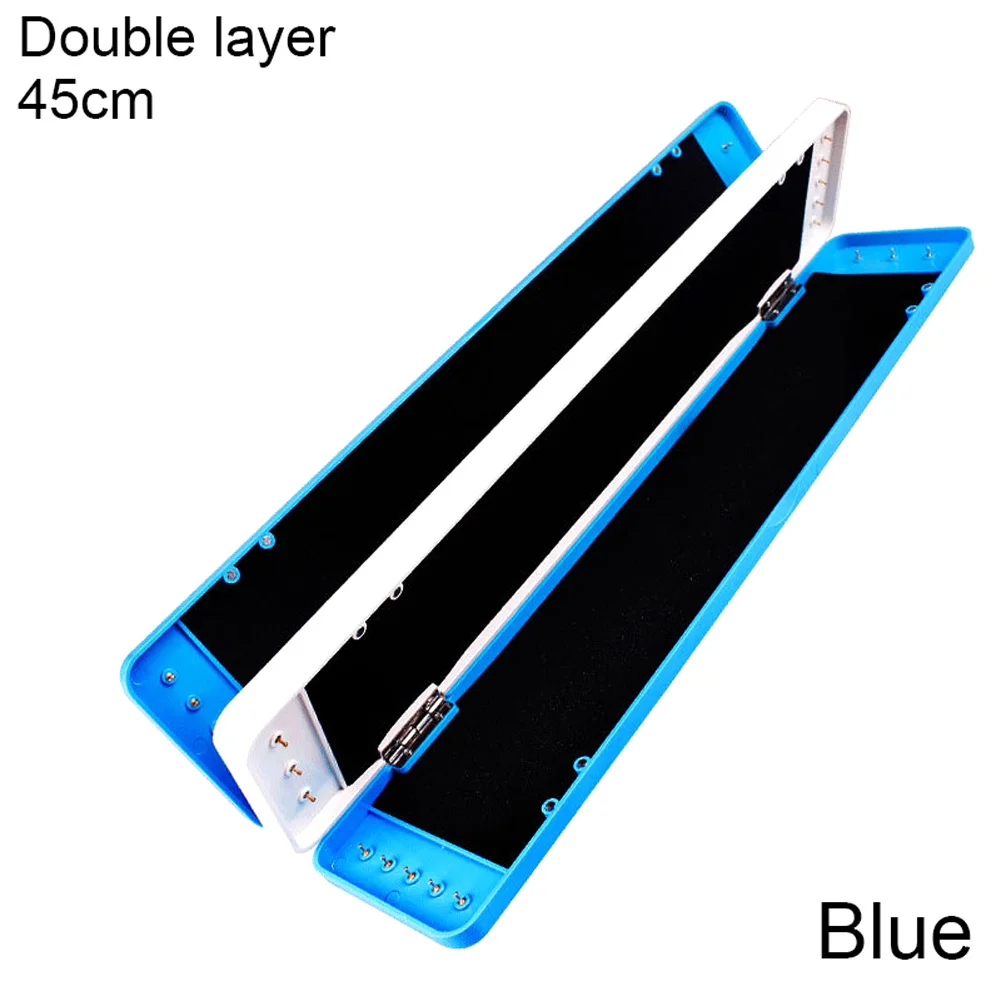double layer Рыболовные снасти Снасти Коробка для крючков случае большой емкости прочный ABS Drop-proof аксессуары FOU99 - Цвет: double layer
