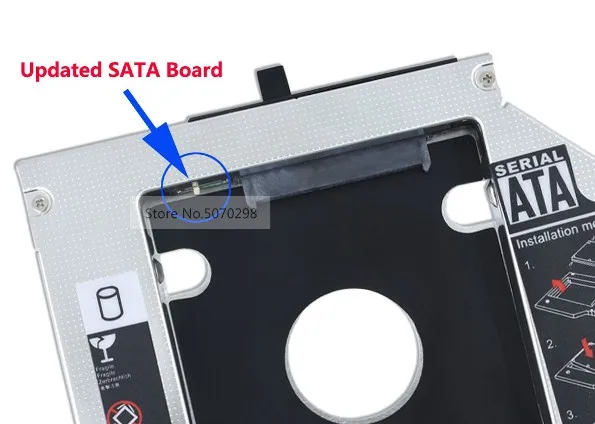 С панелью 2 SATA 2," жесткий диск HDD SSD оптический Caddy для IBM lenovo ThinkPad T430 W430 T530 W530 T430i R400 R500