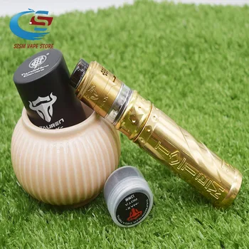 

Tauren Max RDTA with yftk stratum zero mod 316 ss 18650 21700 23mm single2ML / 4.5MLCapacity mech mod vape vs Insider MTL rda