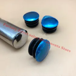 Embout de tube rond en plastique, 10 pièces, bouchon d'insertion de suppression de tuyau en acier, antidérapant, protection contre la poussière de jambe, système de pieds de nivellement 