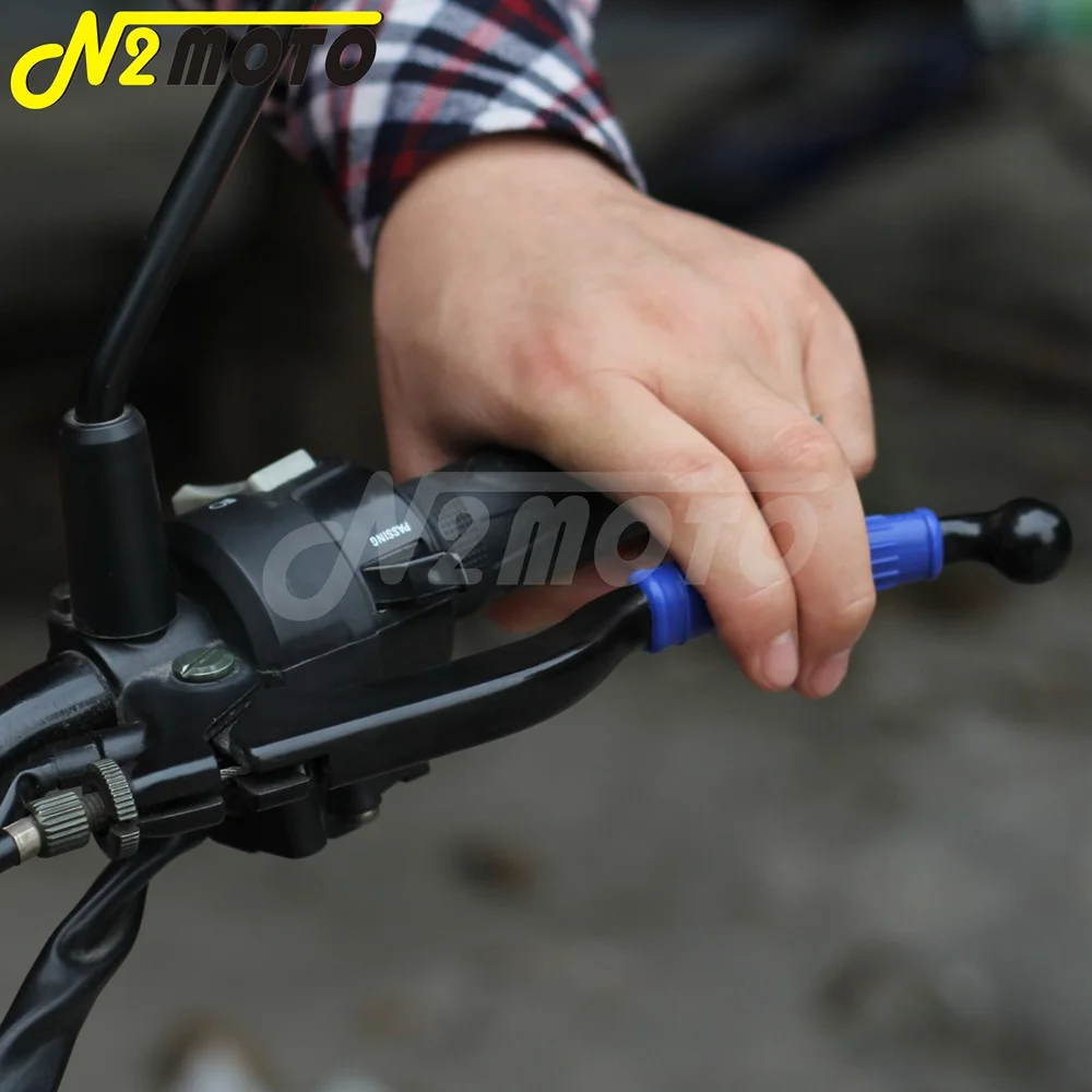 Красные синие черные прозрачные оранжевые мотоциклетные резиновые ручки для