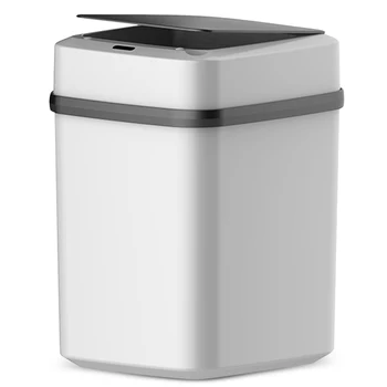 

Automatic Intelligent Sensor Smart Trash Can Dustbin Lid Motion Detector Kitchen Bedroom Energy-Saving No Noise 10L Battery