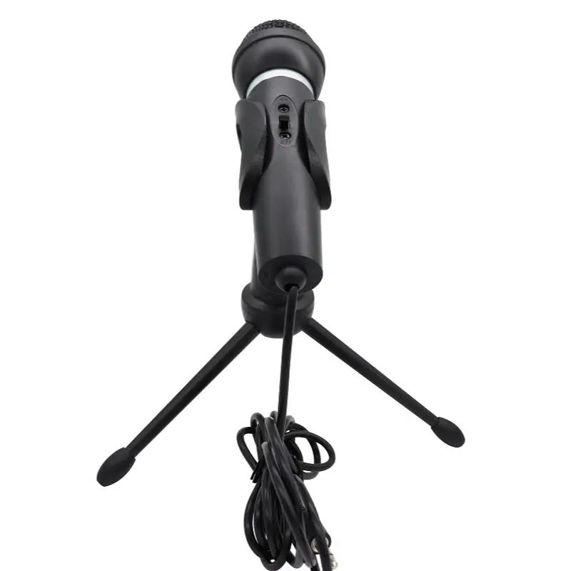 VOXLINK Microphone 3.5mm Home Stereo MIC Desktop Stand for PC YouTube Video Skype Chatting Gaming Podcast Recording microphone