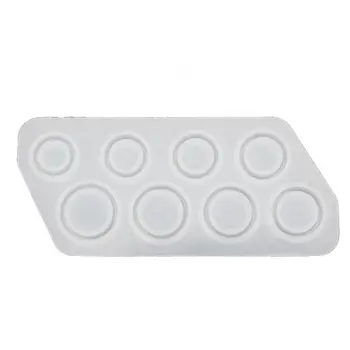 

8Pcs Assorted Sizes Ring Silicone Mold Jewelry Resin Casting Mold US Size 5-12