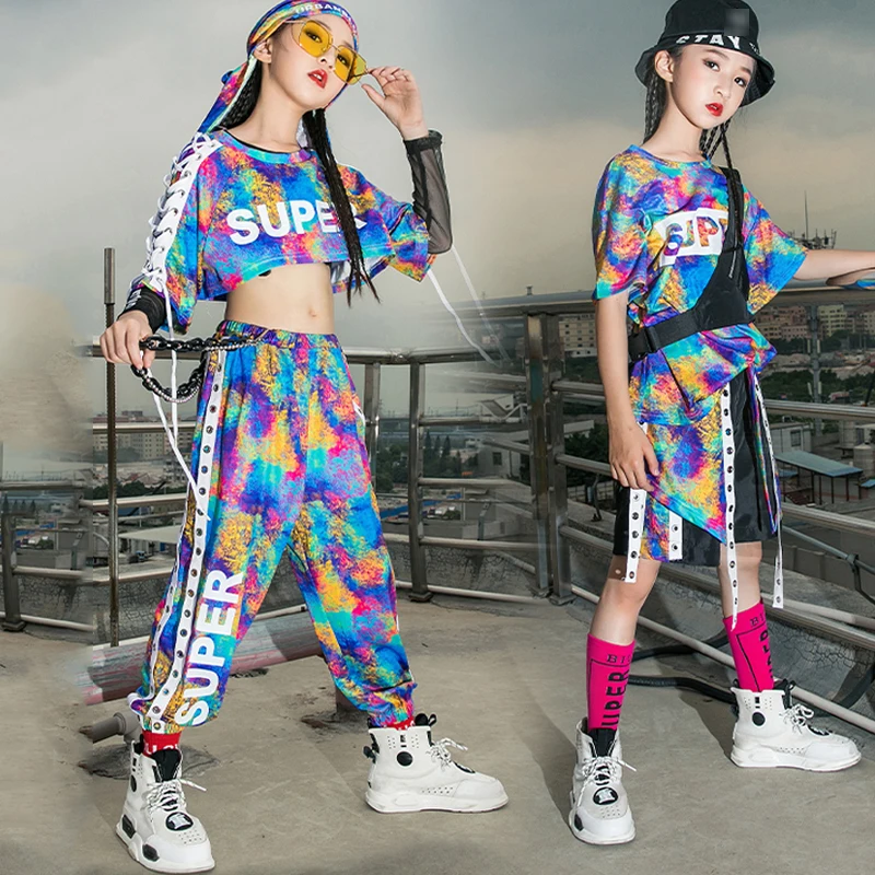 Ropa De Hip Hop Pantalones De Baile Hip Hop Para Niños Estilo
