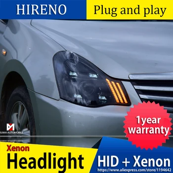 

Car Styling for Sylphy Headlights 2007-2011 Sentra LED Headlight LED DRL Bi LED Lens High Low Beam Parking