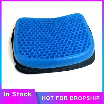 

Flexible Ice gel Cooling Pad Seat Cushion with Black Non-slip Comfortable Massage Seat Office Chair Health Care Pain Release