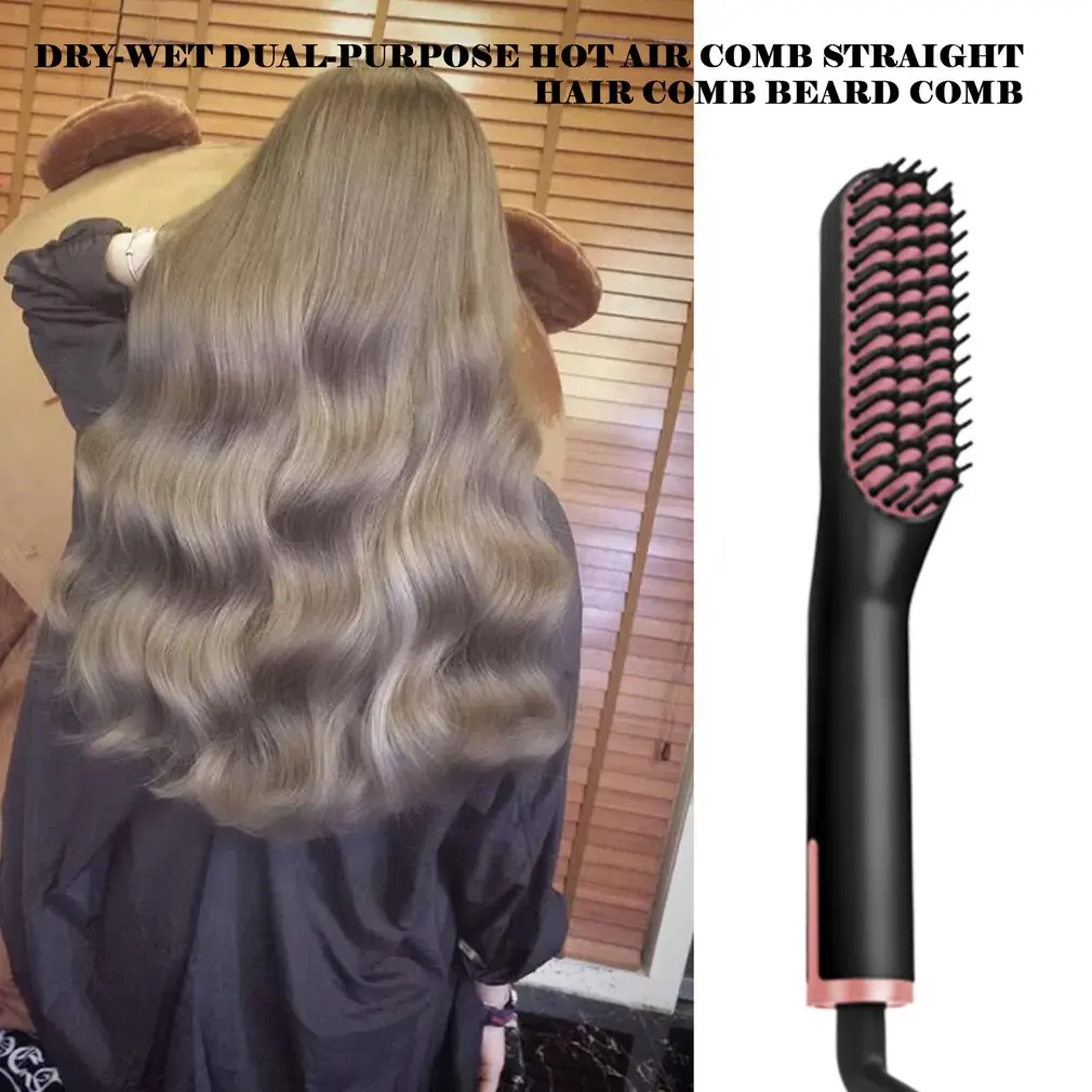 Men'S Portable Multi-Function Beard Combs Bristle Brushes Hair Combs Men'S Straight Hair Combs Hair Combs