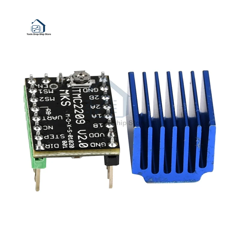 Makerbase MKS TMC2209 2209 Stepper Motor Driver StepStick 3d printer parts 2.5A UART ultra silent For SGen_L Gen_L Robin Nano