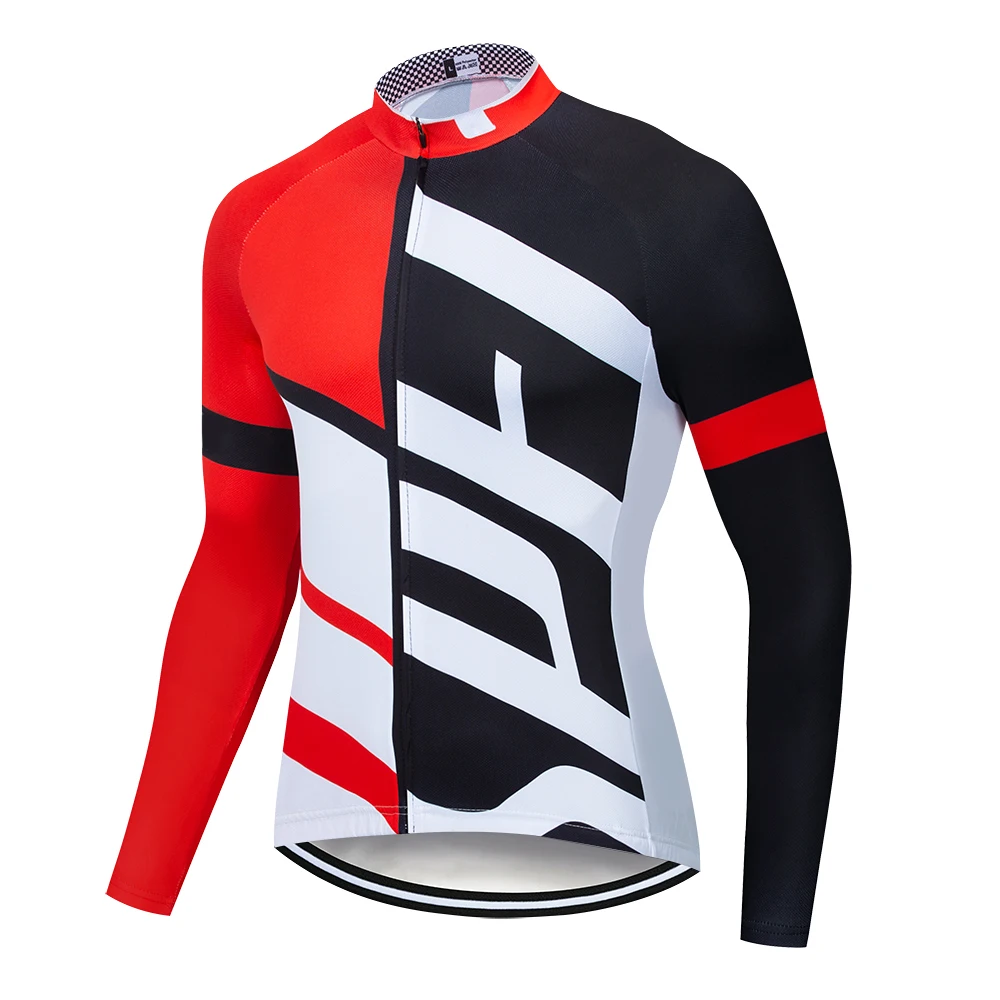 Long jersey Осенняя Новинка, профессиональная футболка с длинным рукавом для велоспорта, Мужская одежда для велоспорта, спортивная одежда - Цвет: Long jersey