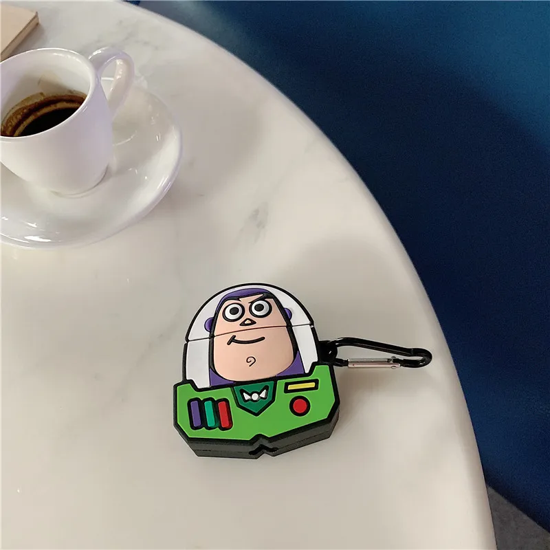Woody Toy Story Alien мягкий силиконовый Bluetooth беспроводной Чехол для наушников для Apple AirPods 1 2 Buzz Box чехол для гарнитуры Funda