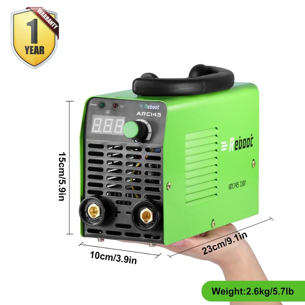 US $66.00 SecondHand Welder ARC Welding Machine 145A AC 220V MMA Inverter Machine Mini 11618 inch Electrode Portable Welder