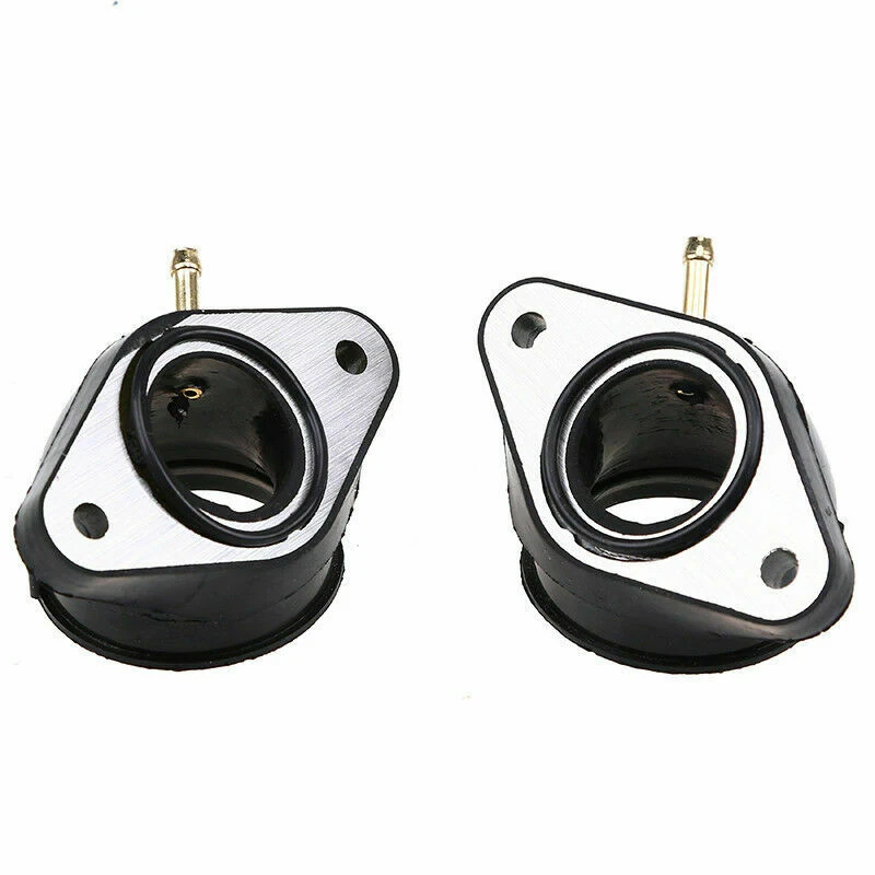 Черная зона сопряжения карбюратора 2 шт Набор Замена резины+ алюминиевые прочные практичные аксессуары