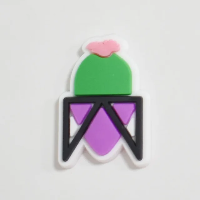 Crocses Charms  Environmental Protection Series PVC Flexible Glue Removable Shoe Ornament Shoe Buckle Decorative Buckle 502