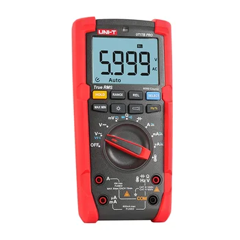 

UT17B PRO 6000 Counts True Rms LCD Display Resistance LED Flashlight Capacitance Digital Multimeter Voltmeter Ammeter Diode Test