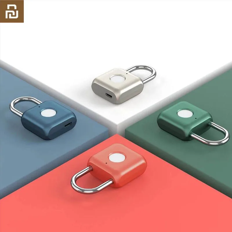 Youpin USB Перезаряжаемый умный БЕСКЛЮЧЕВОЙ электронный замок с отпечатком пальца