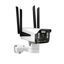 Cámara de seguridad para exteriores, videocámara 4G PTZ 1080P, impermeable, detección de movimiento PIR, IP, enchufe europeo