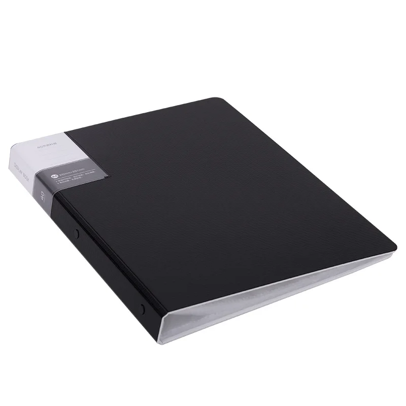 Deli 5152 Info Booklet File Insert Bag A4 Multilayer Paging Office Students Information Storage Clip Thick 40 Page