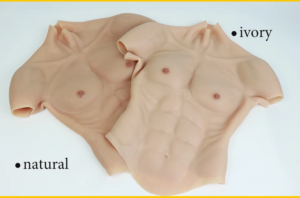 Realmaskmaste искусственные реалистичные фальшивые мускулы для мужчин актер Косплей верхняя часть боди грудные мышцы