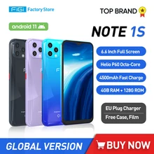 Smartphone, FIGI NOTE 1S, 4 go, 128 go, 4500mAh, Android 11, téléphone intelligent, terminal Mobile, Helio P60, OCTA Core, recharge rapide, première mondiale