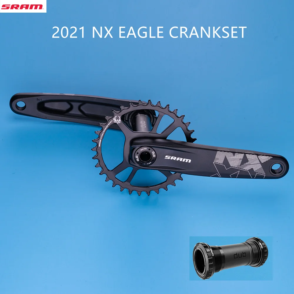 Crankset Sram Nx Sx Sram 34T SX Eagle DUB 12 Speed Crankset 6mm