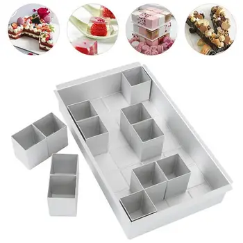 

Household Aluminum Alloy Cake Mould Digital Letter Creative Type Combination Baking Tray Adjustable Mold Chocolate Bakery Bakin