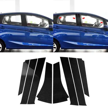 

8Pcs B-Pillar Decorative Stickers Fit for Honda FIT JAZZ GK5 3rd GEN 2014-2018