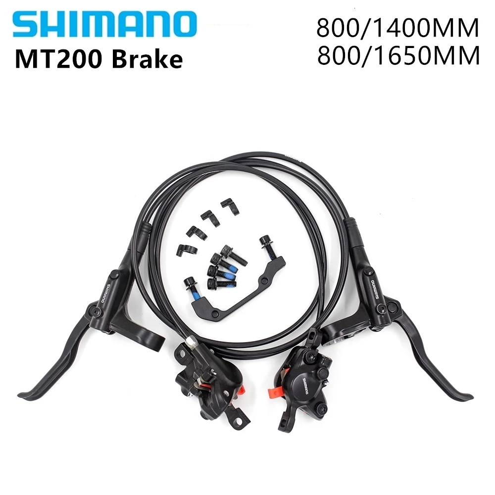 Shimano BR MT200 M315 Тормоз MTB велосипед MTB Гидравлический тормоз в сборе 750 мм/1550 мм и RT56 поворотный цилиндр 1600 мм