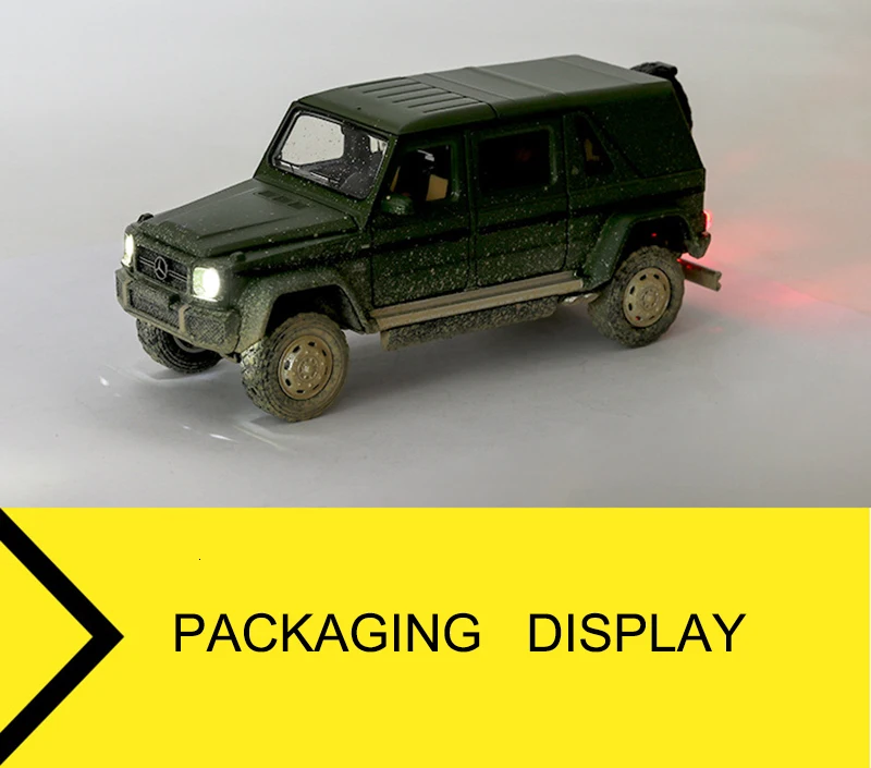 1/32 Mercedes Benz модель автомобиля из сплава Maybach G650 внедорожник старая версия G650 5 открывающийся музыкальный светильник