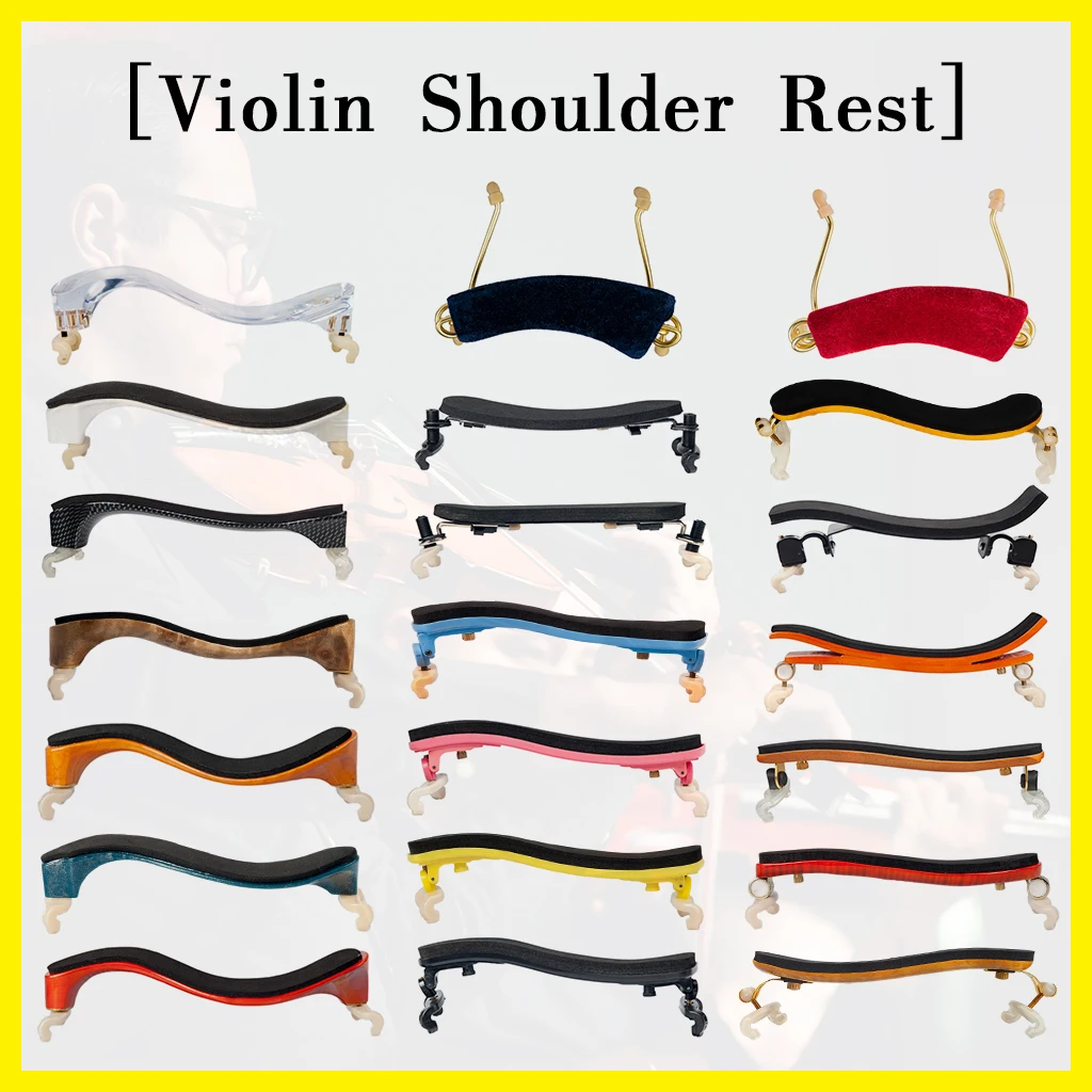 Violin Shoulder Rest Collapsible& Height Adjustable Feet High Strength