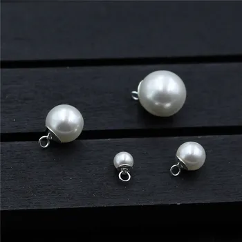 

Real 925 Sterling Silver Pearl Charm Pendant Suit for DIY Bracelet Necklace Earring Fine Jewelry Making