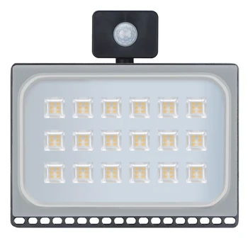 

Newest 100W LED Flood Light Ultrathin Warm White with PIR Motion Sensor 110V
