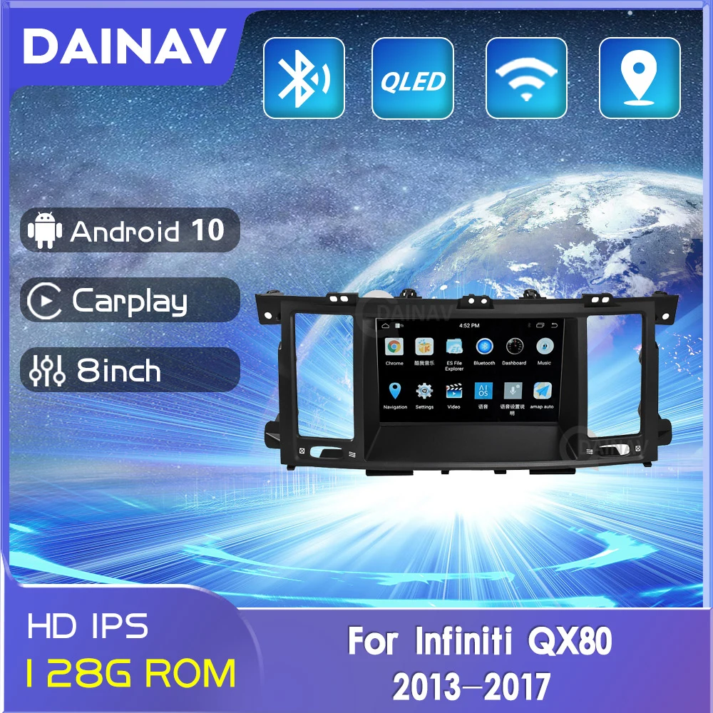 Автомобильный мультимедийный видеоплеер на Android стерео для Infiniti QX80 2013 2014 2016 2015 2017
