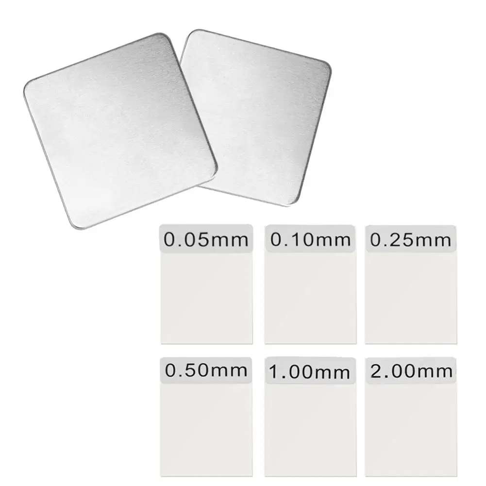 Juego de placas de calibración de hierro y aluminio, espesor de recubrimiento, GM200, Uds.