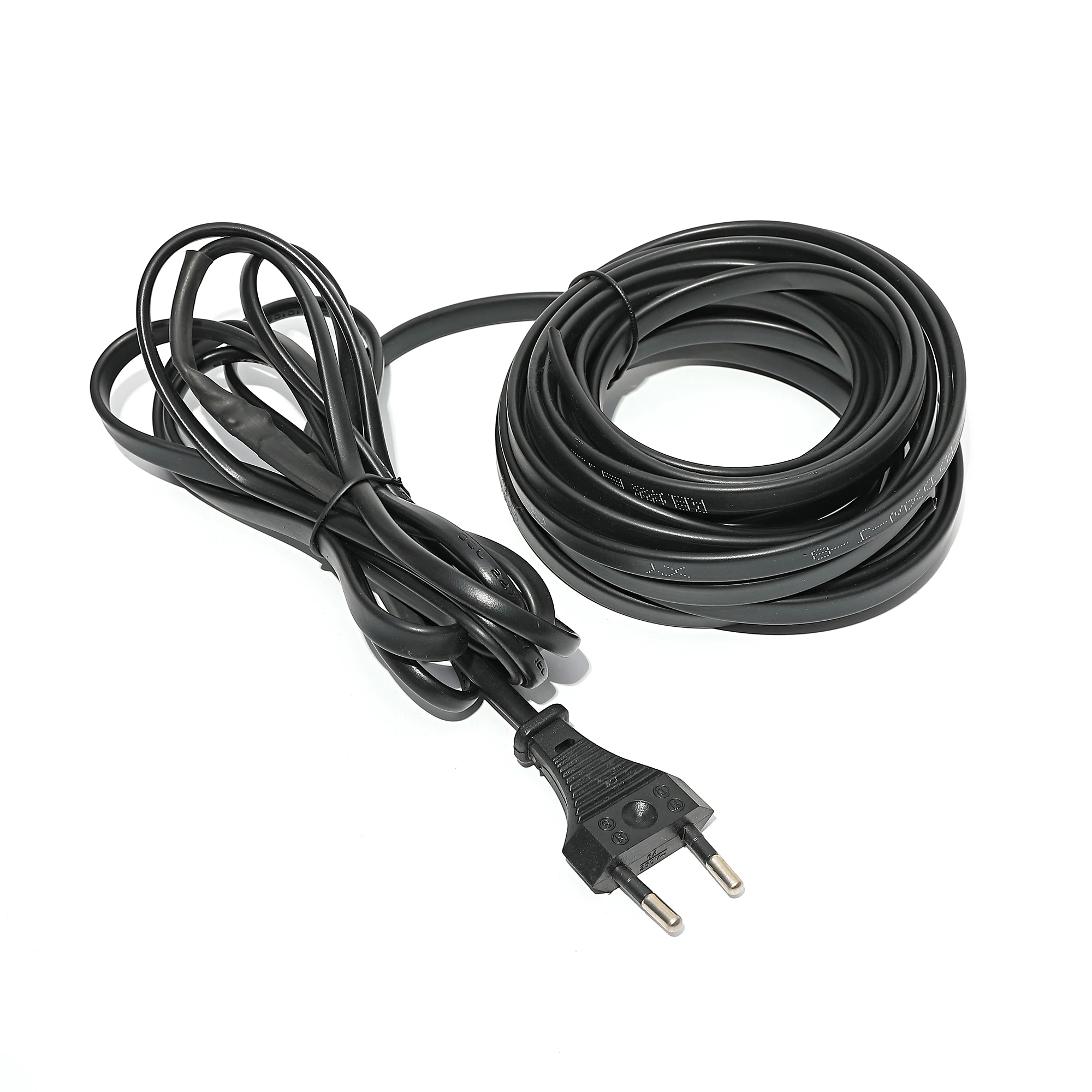 Anti-freeze heating cable with EU plug low temperature self-adjusting heating belt with snow melting drainage pipe