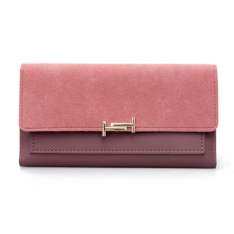 pink Модный однотонный клатч-конверт, женская элегантная кожаная сумка-клатч, мягкая поверхность, контрастный цвет, сумка на плечо, прямоугольный кошелек - Цвет: pink