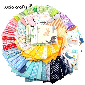 

10x10cm Random 30pcs Mixed Printed Fabric Patchwork Needlework Quilting DIY Cloth Sewing Handmade Garment Accessories I0314