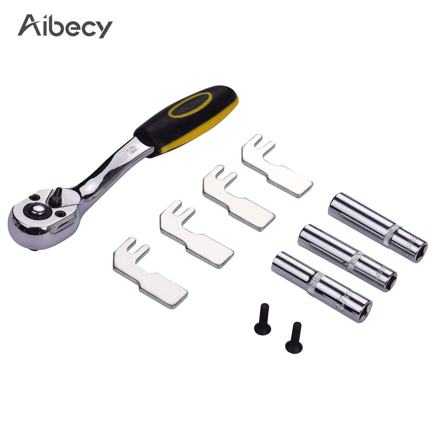 Aibecy 7/8/9 мм шестигранный держатель совместим с V6 MK7 MK8 MK9 MK10 Ender-3 Prusa футболка с длинным рукавом+ ключ, дюймовый стандарт+ Сталь зубцами нагреватель Блок
