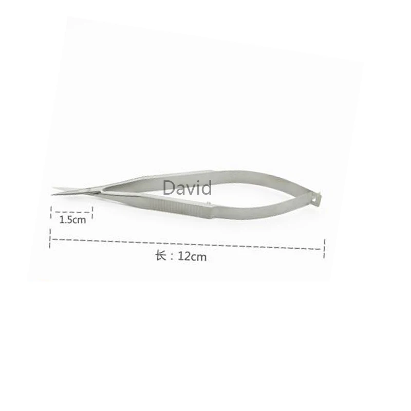 Surgical Instruments Microscopic Scissors Forcep Probe Micro Hook Tweezer Spatula 12cm Stainless Steel Probes,Hooks ,Spatulas, Speculums tweezers