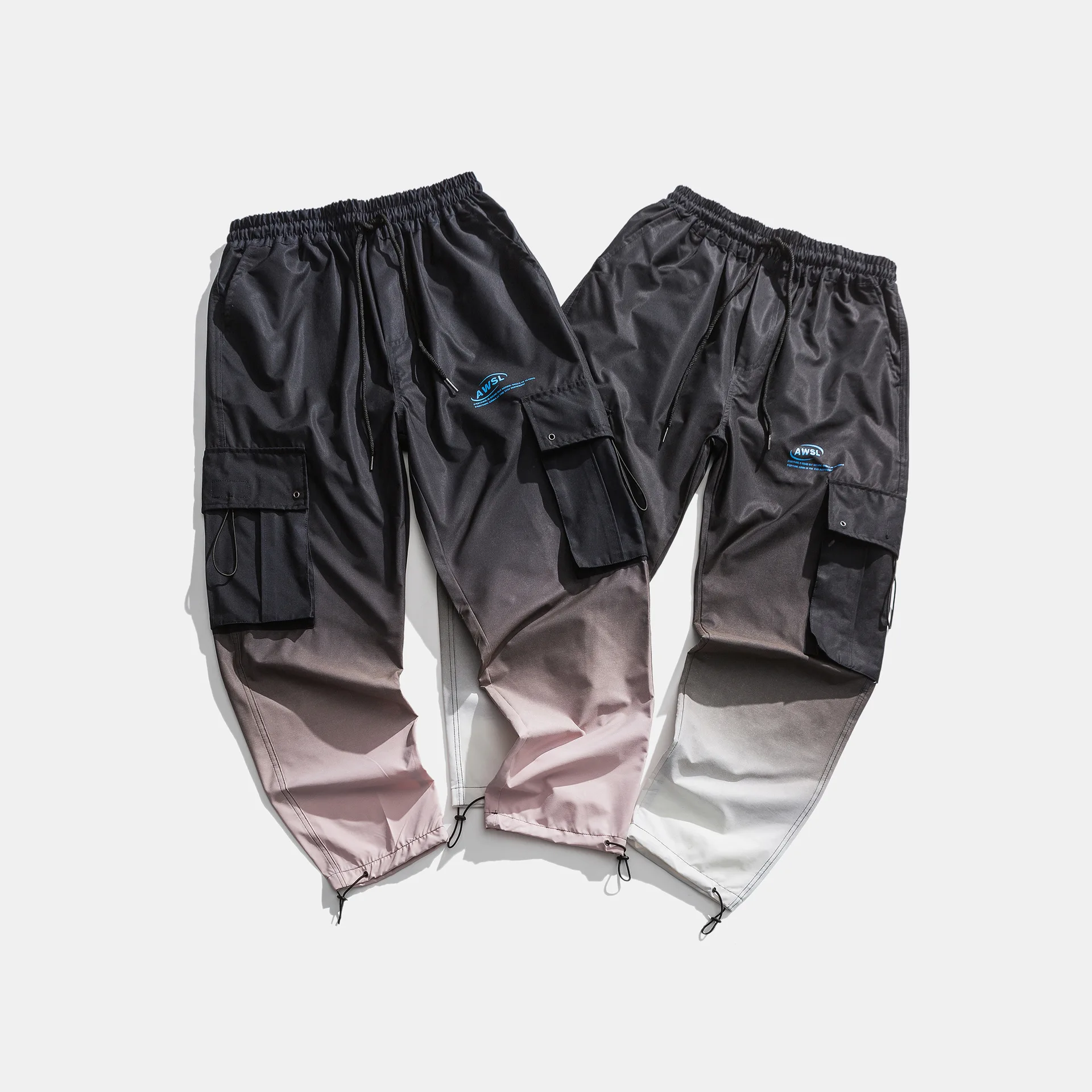 

City Where the Product 2020 Spring New Style Gradient with Drawstring Large Pocket Bib Overall Origional Popular Brand Men's Cas