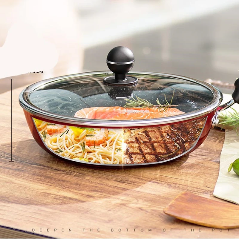 

Sulpur Pan Non-stick Pan Maifanshi Frying Pan Pan Pancake Pan Household Steak Pan Gas Cooker Electromagnetic Furnace Applicable