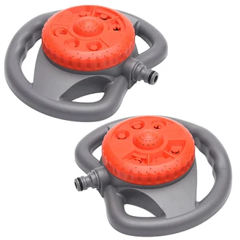 

Garden Farm Lawn Watering Irrigation Sprinkler System 3 Arm Rotary 360 Degree